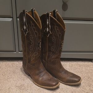 Brown Justin Gypsy Cowgirl Boots